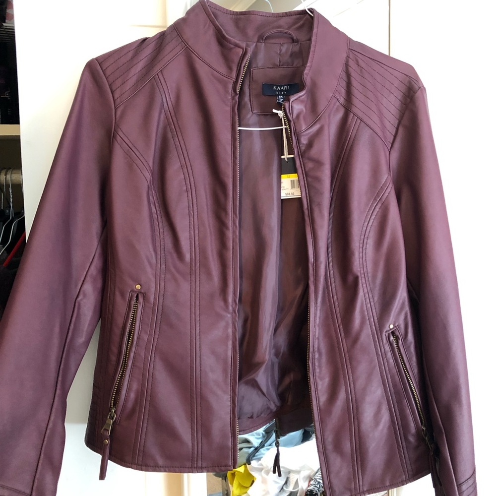 KAARI BLUE Leather Jacket